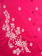 NOOR-E-ISHQ Chikankari Shirt Pista Green