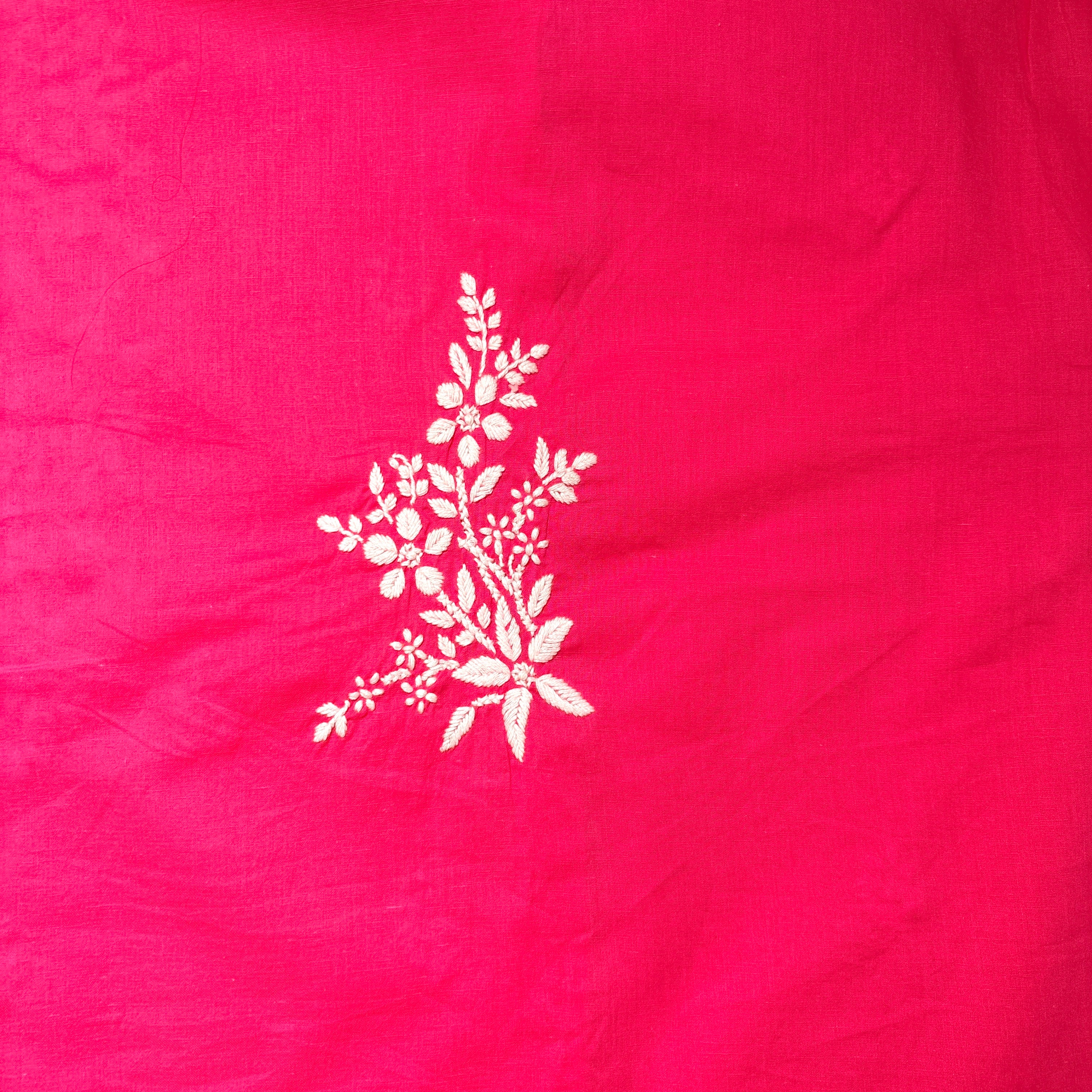 NOOR-E-ISHQ Chikankari Shirt Pink