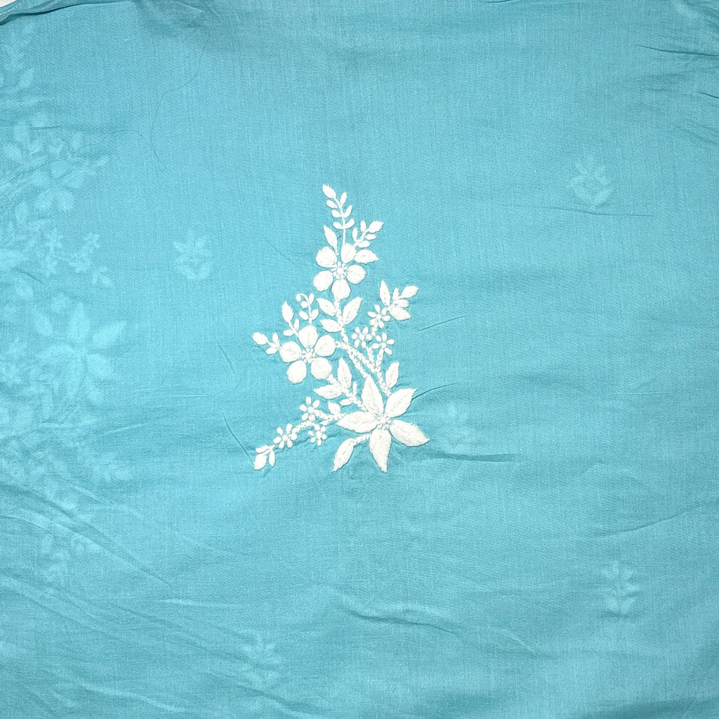 NOOR-E-ISHQ Chikankari Shirt Pista Green