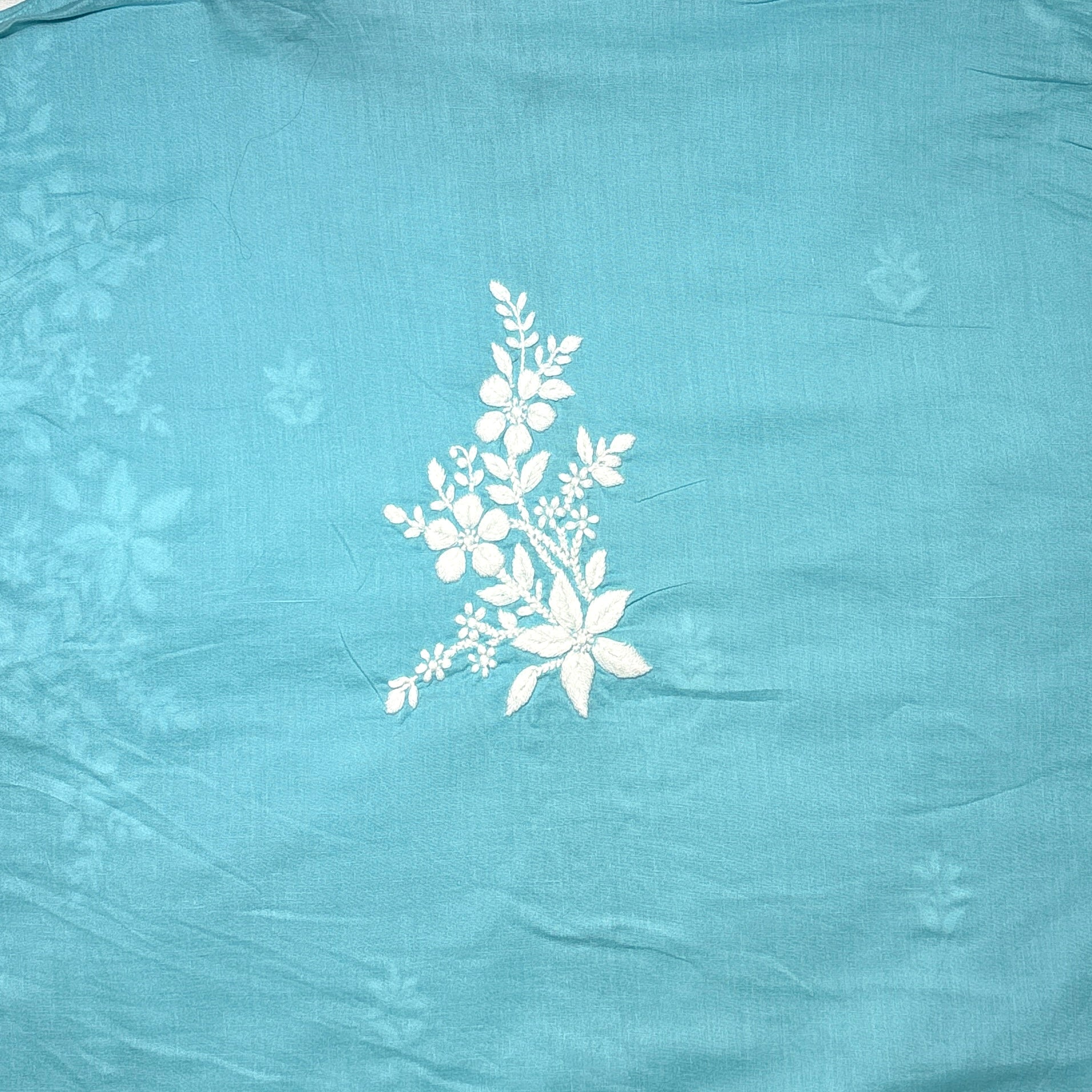 NOOR-E-ISHQ Chikankari Shirt Pista Green