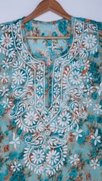 Noor-e-Kota Chikankari kurta