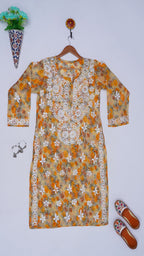 Noor-e-Kota Chikankari kurta