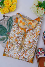 Noor-e-Kota Chikankari kurta