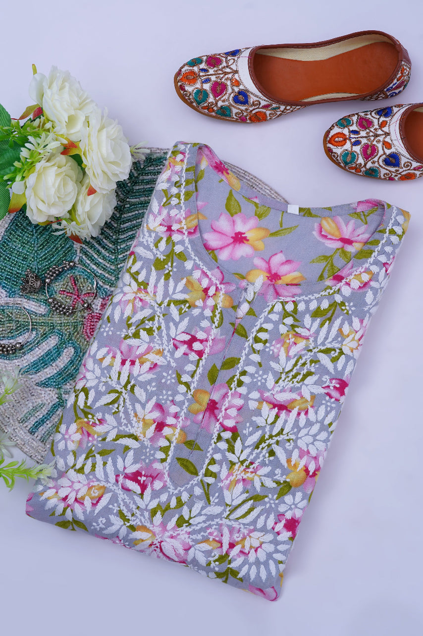 Noor-e-Mul Cotton Printed Kurta