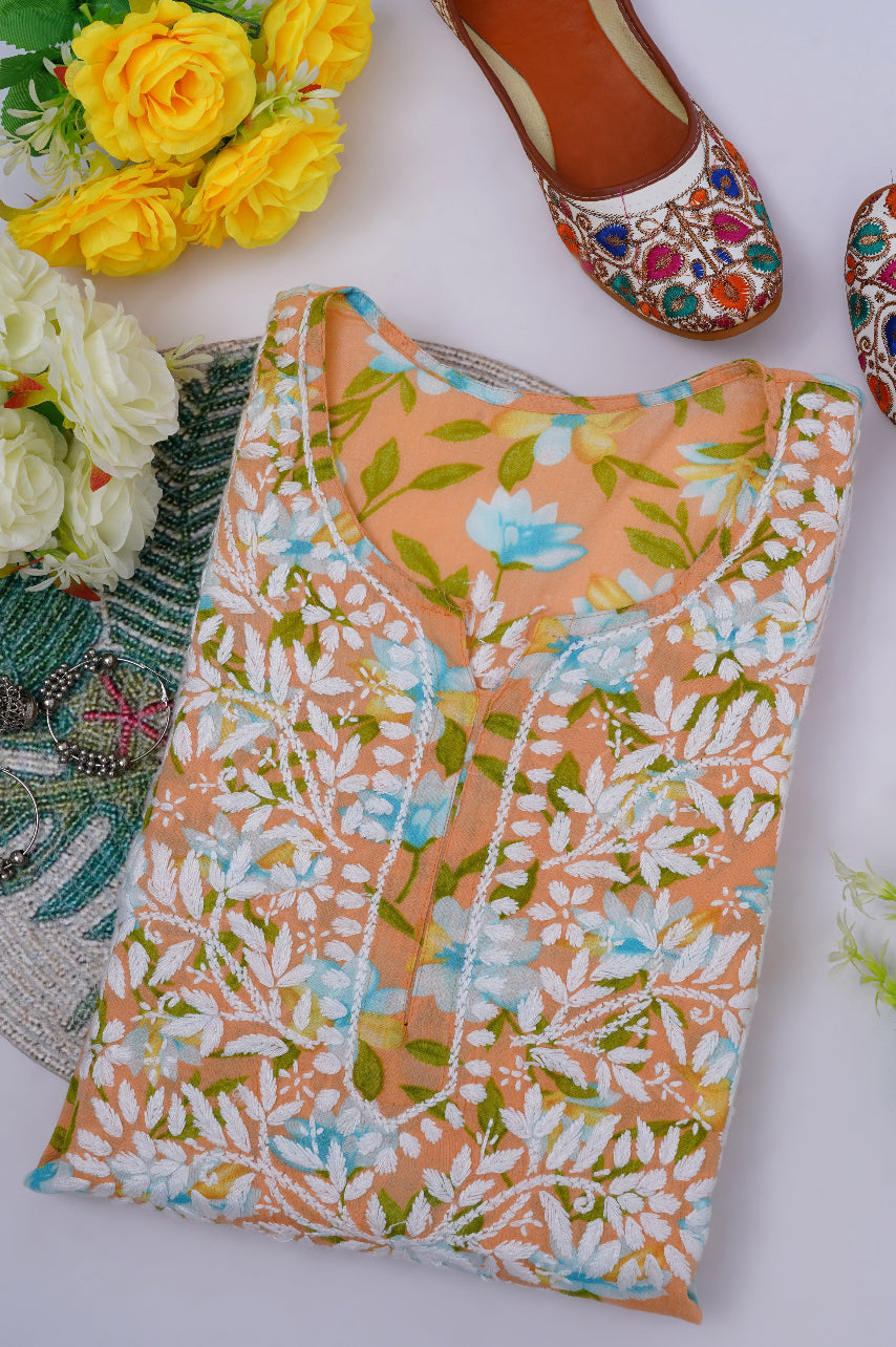 Noor-e-Mul Cotton Printed Kurta