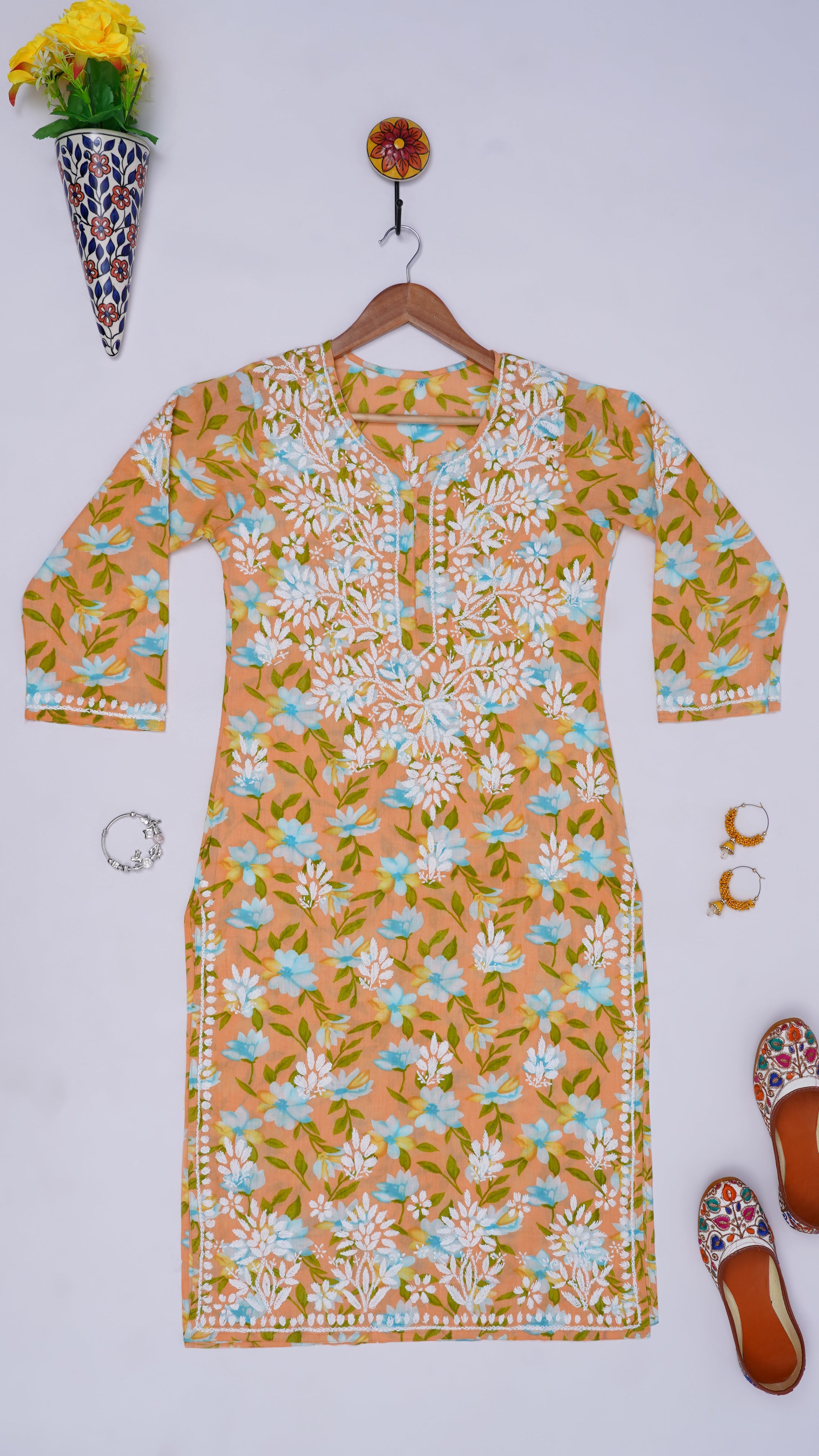 Noor-e-Mul Cotton Printed Kurta