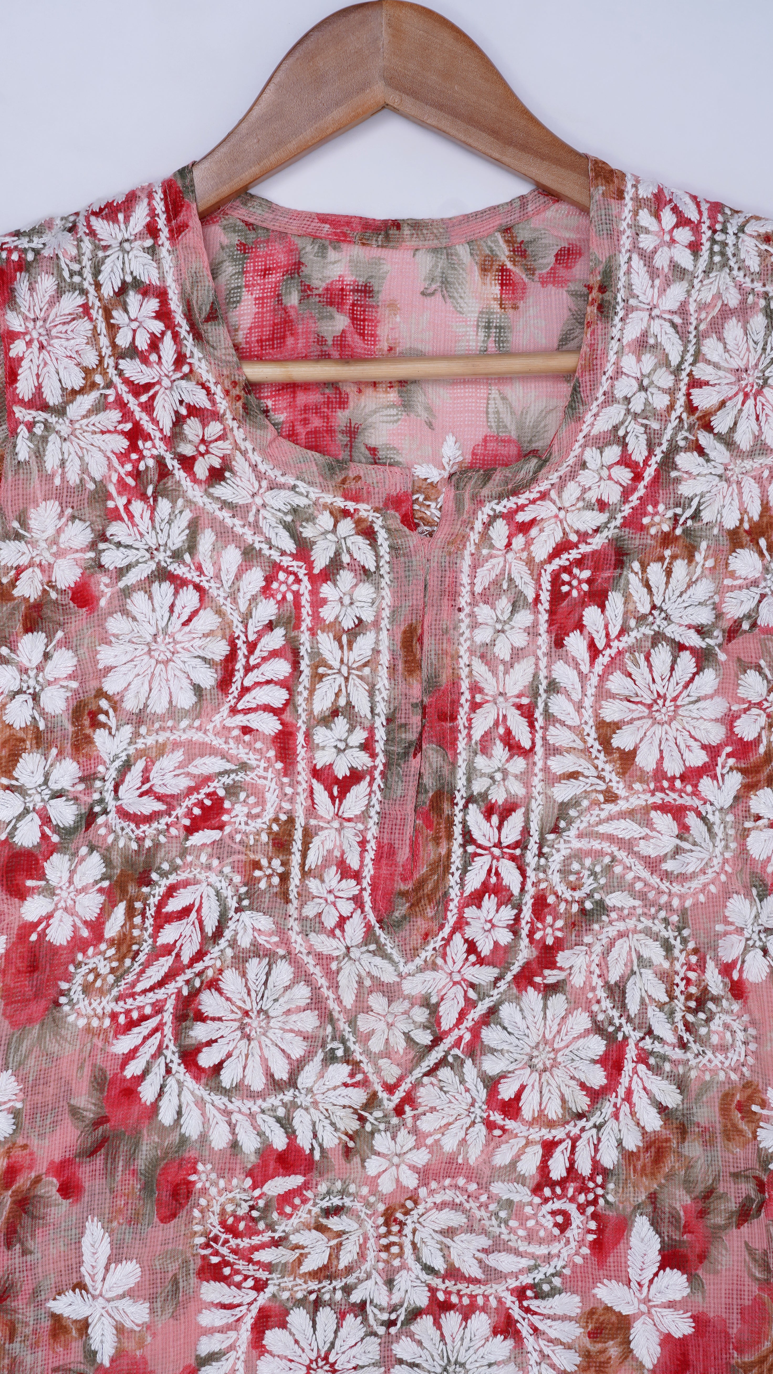 Noor-e-Kota Chikankari kurta