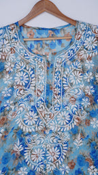 Noor-e-Kota Chikankari kurta