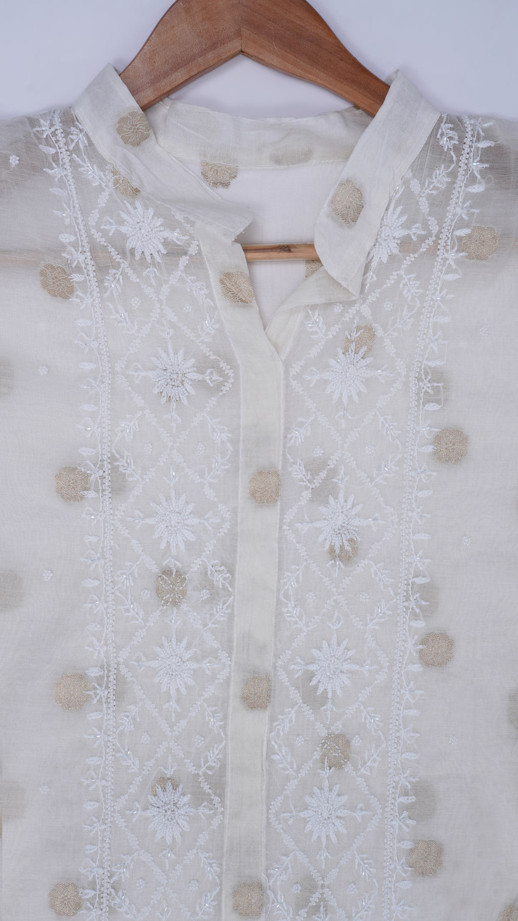 Noor-e-Ivory Chikankari  Cord Set
