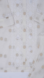Noor-e-Ivory Chikankari  Cord Set