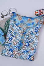 Noor-e-Kota Chikankari kurta