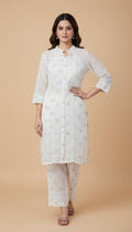 Noor-E-Ivory Chikankari  Cord Set