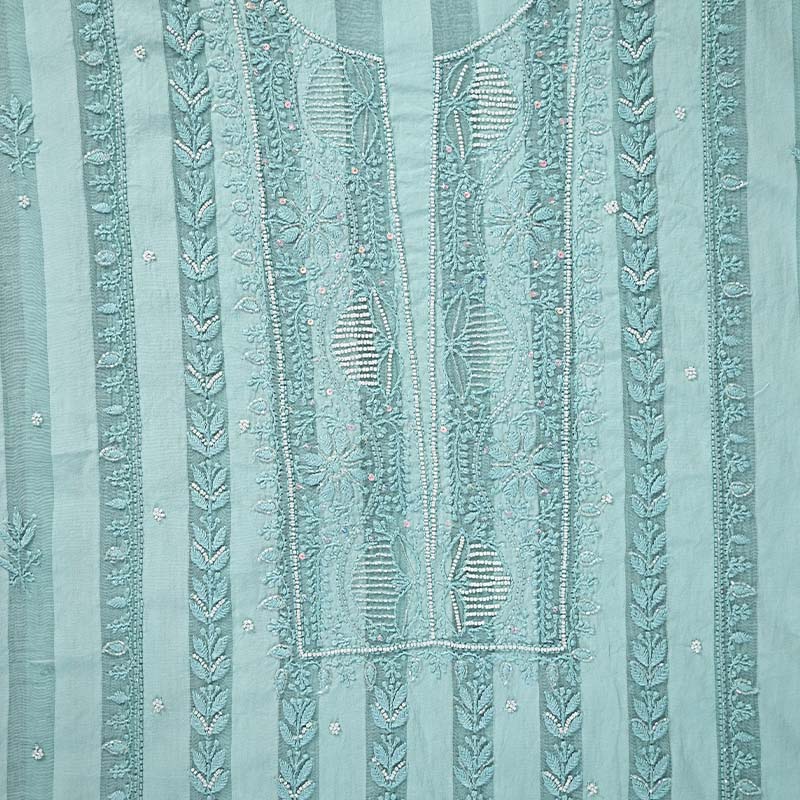 Opal  Mal Chanderi Dress Material