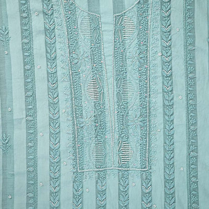 Opal  Mal Chanderi Dress Material