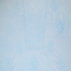 Beau Blue Mal Chanderi Dress Material