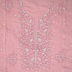 Rosy Brown Mal Chanderi Dress Material