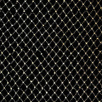 Rich Black Mukaish Viscose Parsi Work