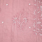 Rosy Brown Mal Chanderi Dress Material