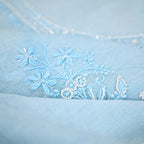 Beau Blue Mal Chanderi Dress Material