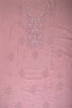 Rosy Brown Mal Chanderi Dress Material