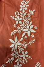 NOOR-E-ISHQ Chikankari Shirt Red